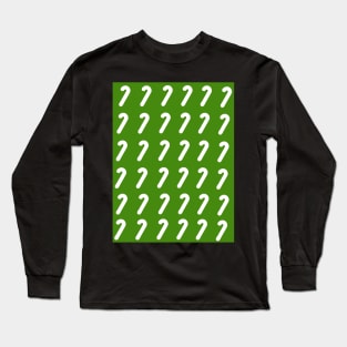 Christmas candy cane green regular decoration pattern Long Sleeve T-Shirt